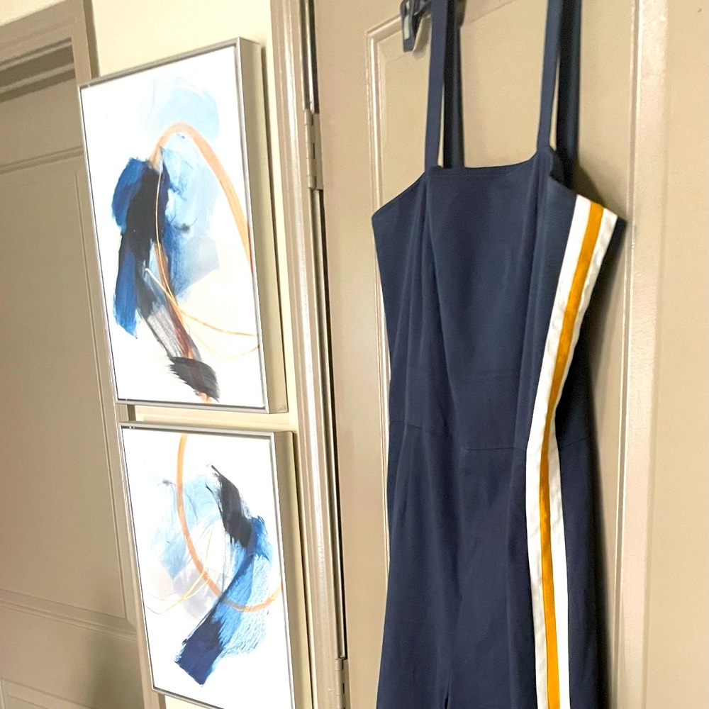 Navy blue jumpsuit